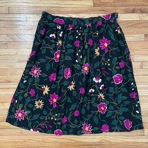 Vintage Floral Skirt
